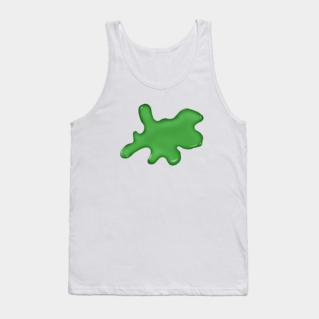 Green paint stain Tank Top by KateQR